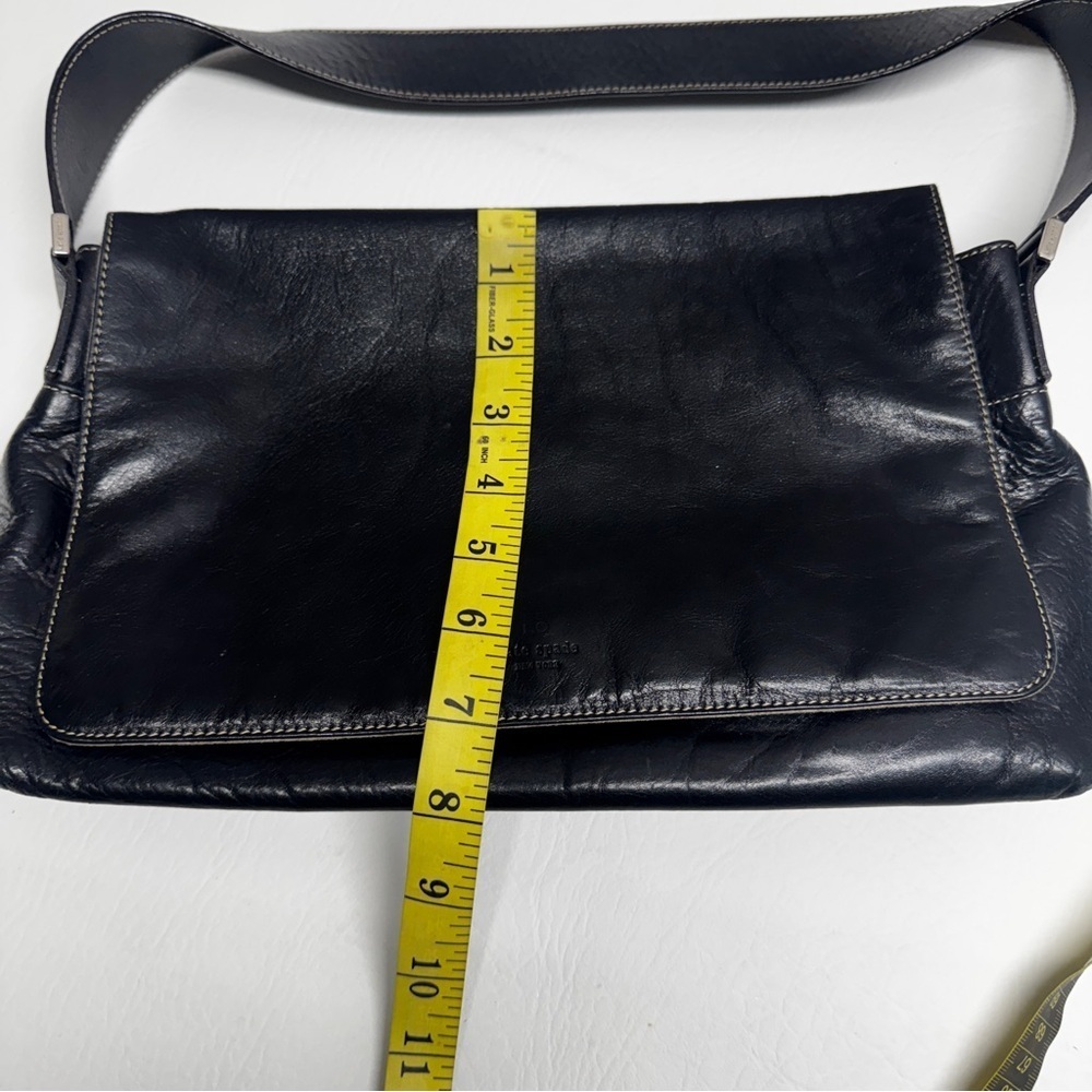 Kate Spade made in Italy vintage shoulder Black Leather women’s Bag - Picture 12 of 12